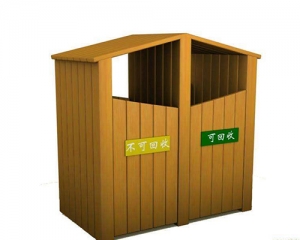 威宁防腐木垃圾箱